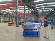 Two models roofing sheet roll forming machine with speed 10-15 m /min